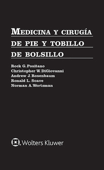 Paperback Medicina Y Cirugía de Pie Y Tobillo de Bolsillo [Spanish] Book