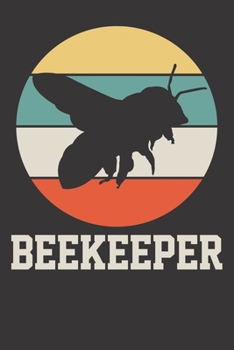 Paperback Notebook: Beekeeper College Ruled 6x9 120 Pages Book