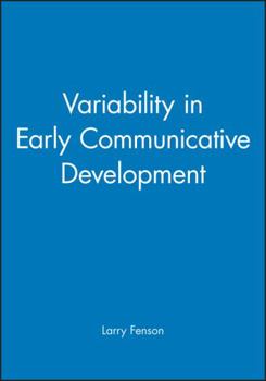 Paperback Variability Communicative Development Book