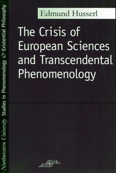 Paperback Crisis of European Sciences and Transcendental Phenomenology Book