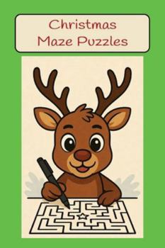 Paperback Christmas Maze Book: Can you find your way through these mazes? Book