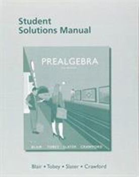 Paperback Student Solutions Manual for Prealgebra Book