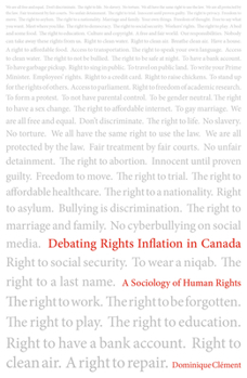 Paperback Debating Rights Inflation in Canada: A Sociology of Human Rights Book