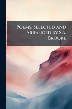 Paperback Poems, Selected and Arranged by S.a. Brooke Book