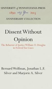 Hardcover Dissent Without Opinion Book