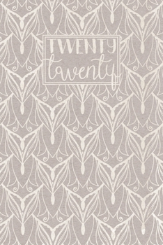 2020: Weekly A5 Diary Planner Journal | Horizontal Week to View on 2 Pages | Grey with White Mandala Inspired Pattern (2020 Weekly Diaries)