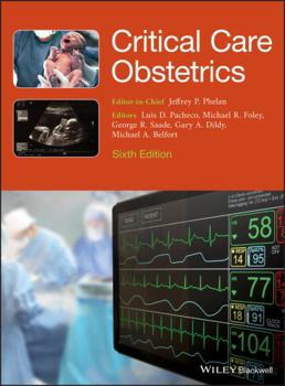 Hardcover Critical Care Obstetrics Book