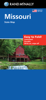 Map Rand McNally Easy to Fold: Missouri State Laminated Map Book