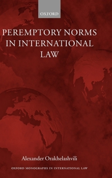 Hardcover Peremptory Norms in International Law Book
