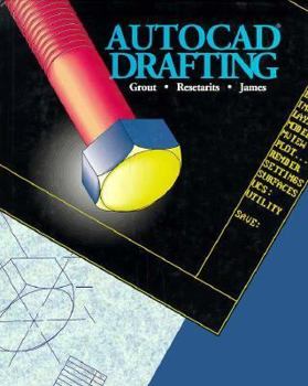 Hardcover AutoCAD Drafting [Large Print] Book