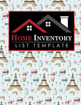 Paperback Home Inventory List Template Book