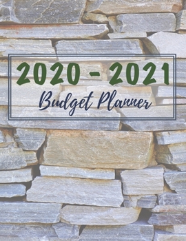 Paperback 2020-2021 Budget Planner: An Easy To Use Financial Planner And Budget Organizer Book