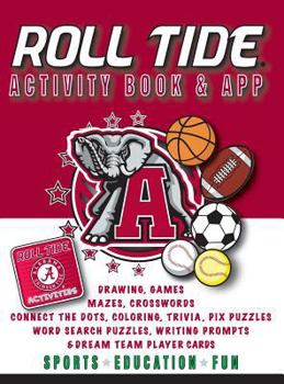 Hardcover Alabama Crimson Tide Activity Book- Hardback Book