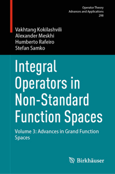 Hardcover Integral Operators in Non-Standard Function Spaces: Volume 3: Advances in Grand Function Spaces Book