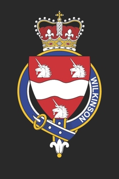 Paperback Wilkinson: Wilkinson Coat of Arms and Family Crest Notebook Journal (6 x 9 - 100 pages) Book