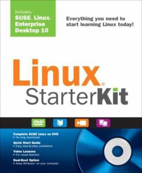 Paperback Linux StarterKit [With DVD] Book