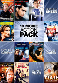 DVD 10 Movie Action Pack Volume 2 Book