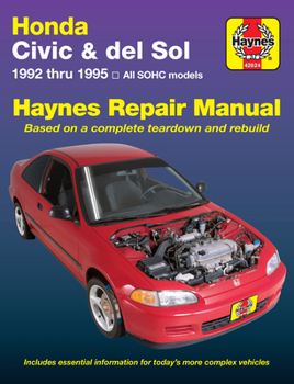 Paperback Honda Civic 1992-95 Book