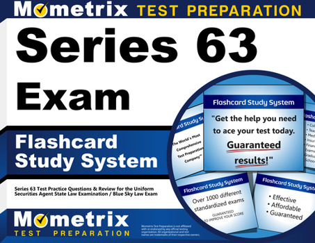 Cards Series 63 Exam Flashcard Study System: Series 63 Test Practice Questions & Review for the Uniform Securities Agent State Law Examination / Blue Sky La Book