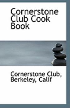 Paperback Cornerstone Club Cook Book