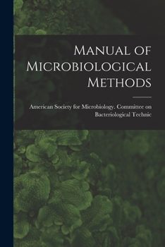Paperback Manual of Microbiological Methods Book
