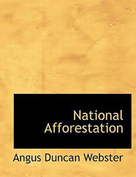 Paperback National Afforestation [Large Print] Book