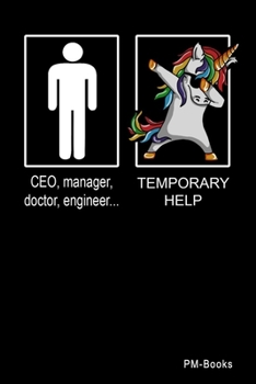 Paperback Temporary Help: Gepunktetes A5 Notizbuch oder Heft f?r Aushilfen Book