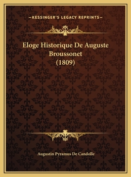 Eloge Historique De Auguste Broussonet (1809)