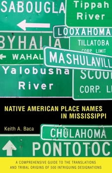 Paperback Native American Place Names in Mississippi Book