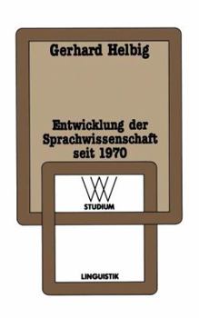 Paperback Entwicklung Der Sprachwissenschaft Seit 1970 [German] Book