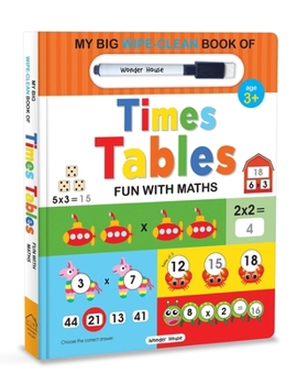 Board book My Big Wipe and Clean Book of Times Tables for Kids: Fun with Maths Book