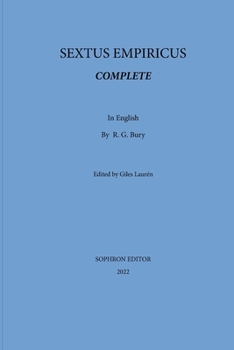 Paperback Sextus Empiricus Complete Book