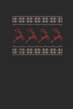 Ugly Christmas Deer: Graph Paper Notebook (6" x 9" - 120 pages) ~ Christmas Themed Notebook for Daily Journal, Diary, and Gift