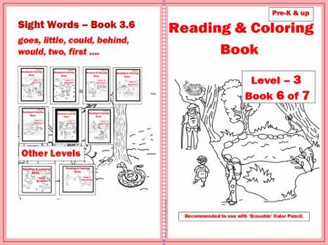 Reading & Coloring Book - Level 3 - Book 6 Of 7