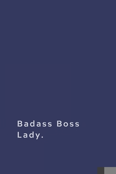 Paperback Badass Boss Lady.: Lined notebook Book