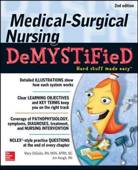 Paperback Medical-Surgical Nursing Demystified, Second Edition Book