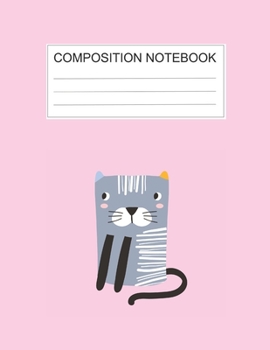 Composition notebook: Ruled (8.5 x 11 in), 110 Pages: Diary Book For Girl, Journal Notebook For Kids, Writing Journal Lined, Cute Pets (8.5 x 11 in), 110 Pages (cute composition pink)