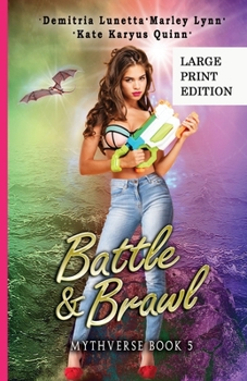 Paperback Battle & Brawl: A Young Adult Urban Fantasy Academy Series Large Print Version [Large Print] Book