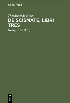Hardcover de Scismate, Libri Tres [Latin] Book