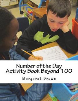 Paperback Number of the Day Activity Book Beyond 100 Book