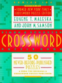 Paperback Simon & Schuster Crossword Puzzle Book #184 Book