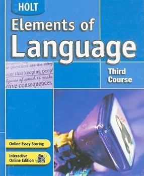 Hardcover Elements of Language: Student Edition Grade 9 2004 Book