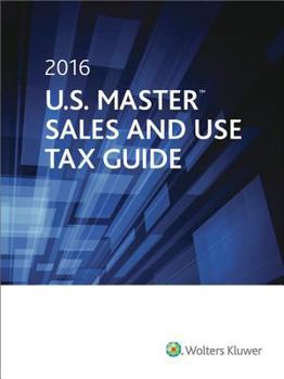 Paperback U.S. Master Sales & Use Tax Guide, 2016 Book