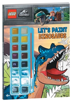 Paperback Lego Jurassic World: Let's Paint Dinosaurs Book