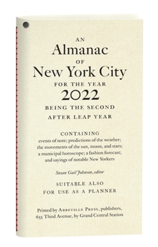 Paperback An Almanac of New York City for the Year 2022 Book