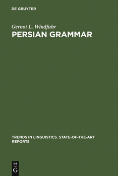 Hardcover Persian Grammar: History and State of Its Study Book