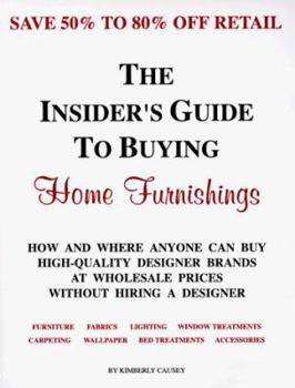 Paperback The Insider's Guide to Buying Home Furnishings Book