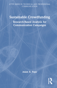 Hardcover Sustainable Crowdfunding: Research-Based Analysis for Communication Campaigns Book