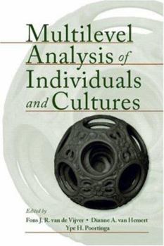 Paperback Multilevel Analysis of Individuals and Cultures Book