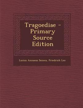 Paperback Tragoediae [Latin] Book